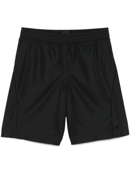 Pantaloni scurti Givenchy negri din polyester