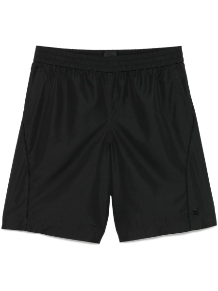 Pantaloni scurti Givenchy negri din polyester