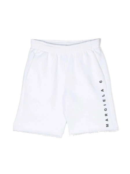 Pantaloni scurti MM6 Maison Margiela albi