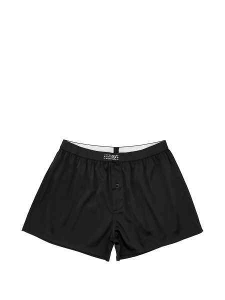 Pantaloni scurti MM6 Maison Margiela negri