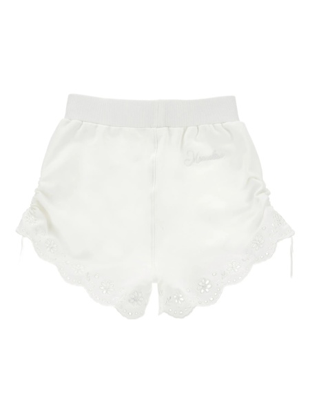 Pantaloni scurti Monnalisa albi