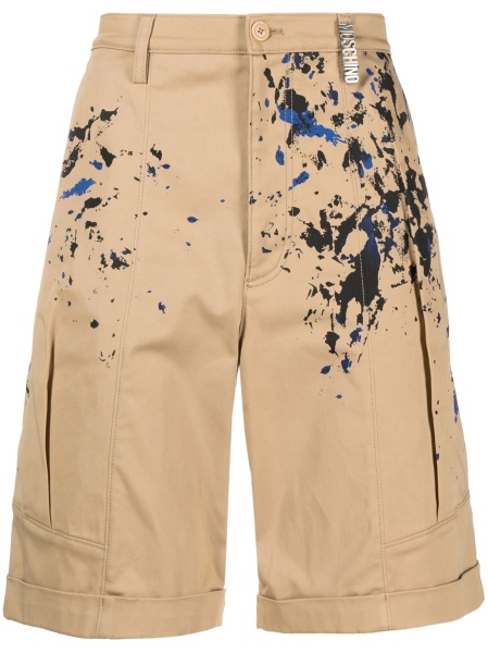 Pantaloni scurti Moschino maro