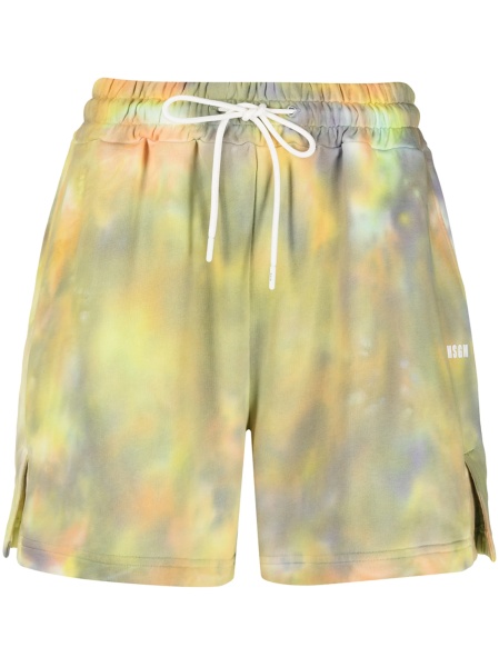 Pantaloni scurti MSGM galbeni