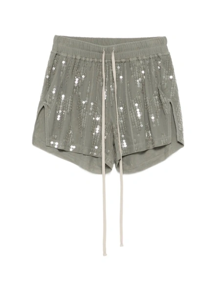 Pantaloni scurti RICK OWENS LILIES verzi