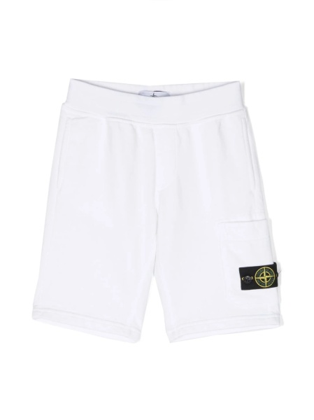 Pantaloni scurti Stone Island albi