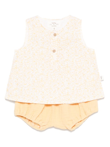 Pantaloni scurti TEDDY & MINOU galbeni