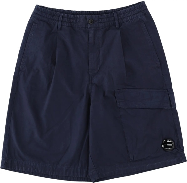 Pantaloni Shorts Cargo Con Patch Logo