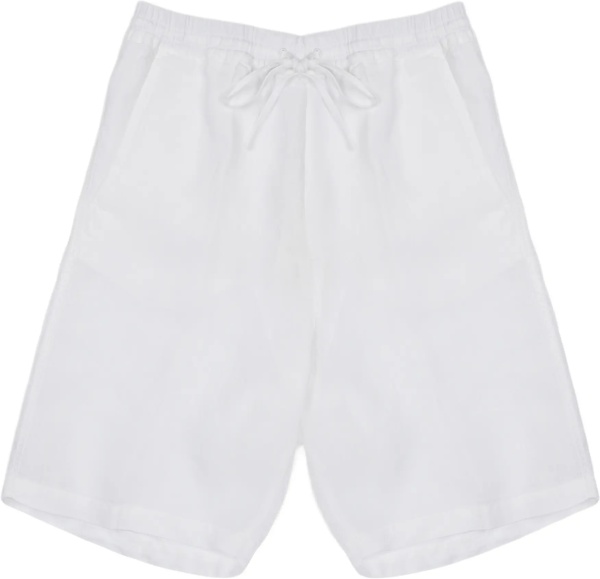 Pantaloni Shorts In Lino