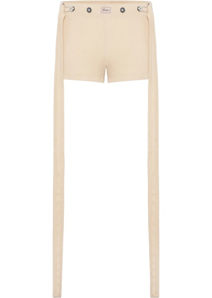 Pantaloni Shorts With Logo Patch