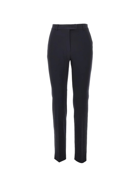 Pantaloni slim fit MaxMara Studio albastri