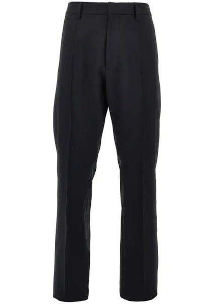 Pantaloni Stretch wool tailored pants