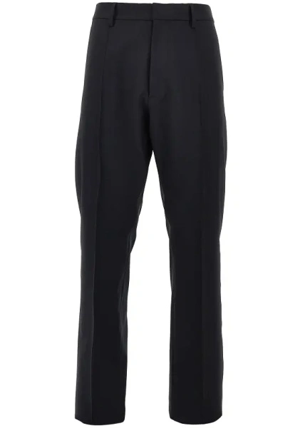 Pantaloni Stretch wool tailored pants