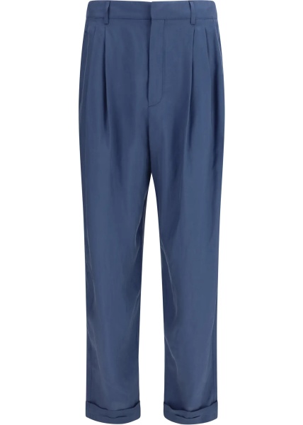 Pantaloni Tailored Pants with habutai silk belt