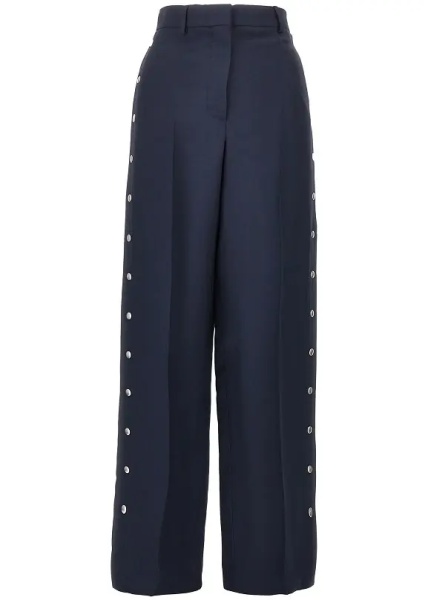 Pantaloni Tailored pants with press-studs