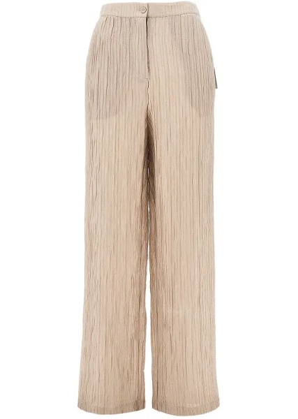 Pantaloni Textured lurex taffetà pants