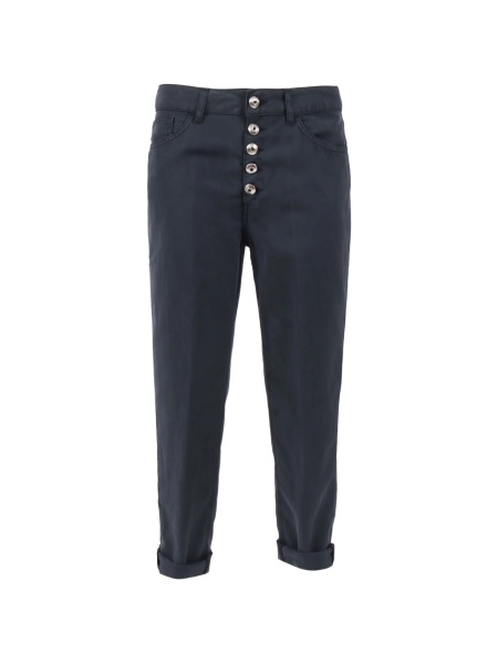 Pantaloni trei sferturi Dondup albastri
