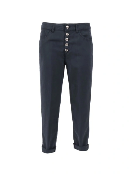 Pantaloni trei sferturi Dondup albastri