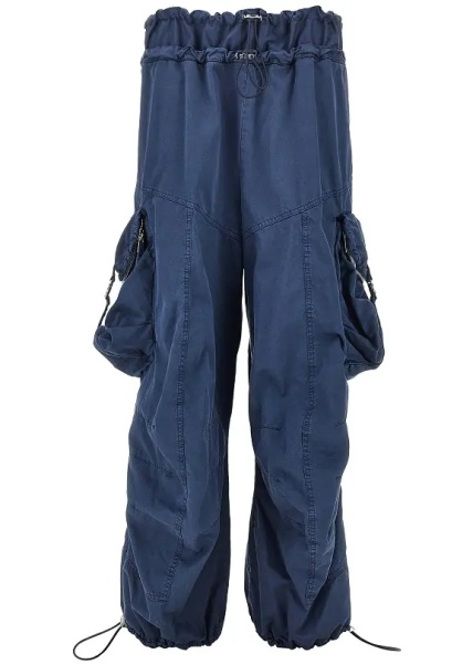 Pantaloni Washed cotton cargo pants
