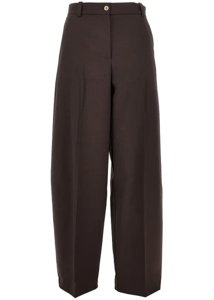 Pantaloni Wool-blend Barrel Leg pants