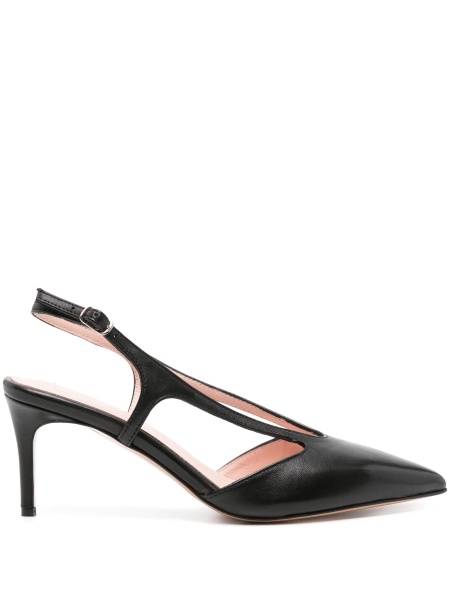 Pantofi cu toc ANNA F. negri din piele