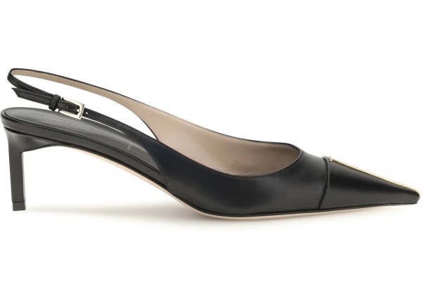 Pantofi Leather Slingback Pumps