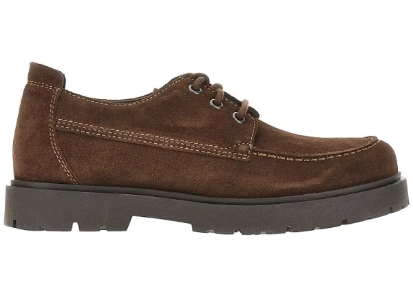 Pantofi Suede leather lace-up shoes