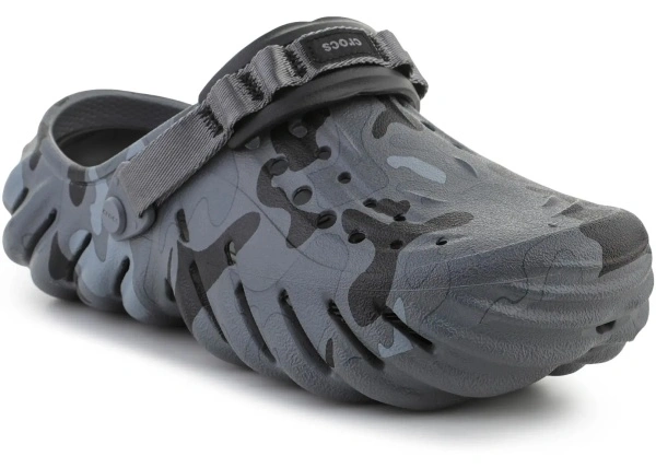 Papuci ECHO DUCK CAMO CLOG CHARCOAL/BLACK