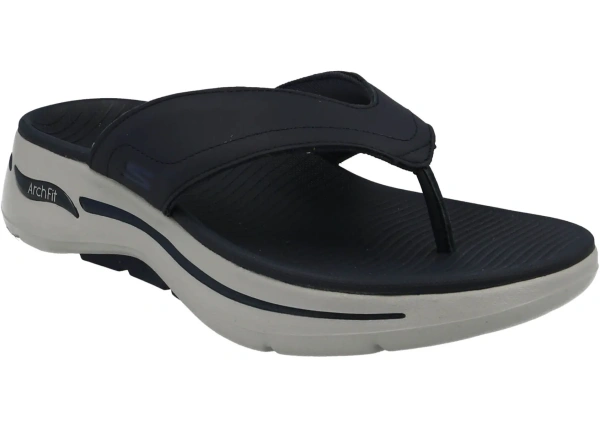 Papuci Go Walk Arch Fit San BlackGray