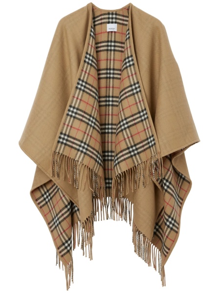 Poncho Burberry vintage check neutru