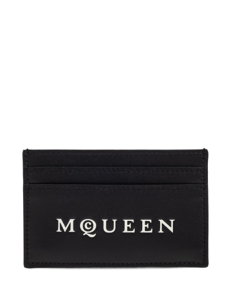Portofel Alexander McQueen negru din piele