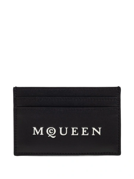 Portofel Alexander McQueen negru din piele