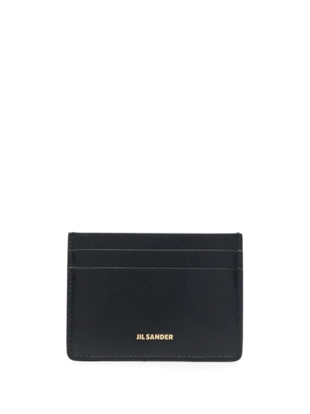 Portofel Jil Sander negru din piele