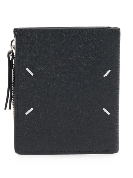 Portofel Maison Margiela negru din piele