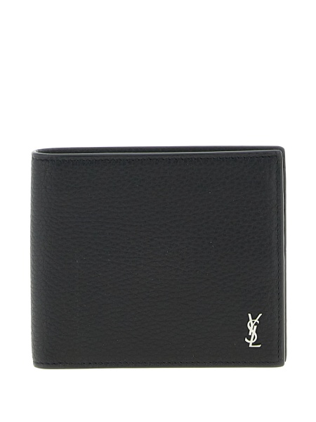 Portofel Saint Laurent negru din piele