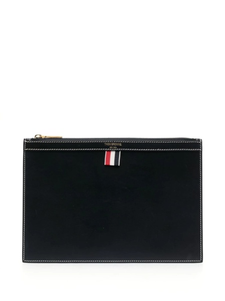 Portofel Thom Browne albastru din piele