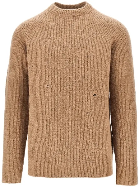 Pulover Alpaca-wool blend crewneck sweater