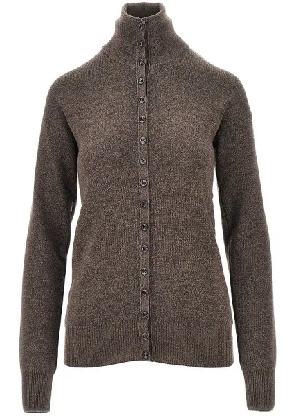 Pulover Buttoned merino wool top