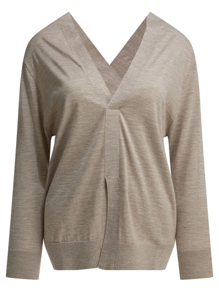 Pulover Cashmere v-neck sweater