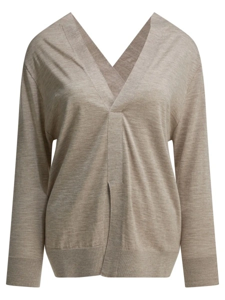 Pulover Cashmere v-neck sweater