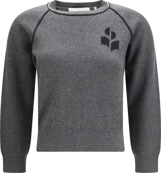 Pulover ISABEL MARANT ETOILE gri