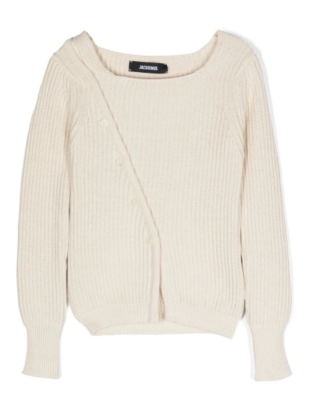 Pulover JACQUEMUS neutru