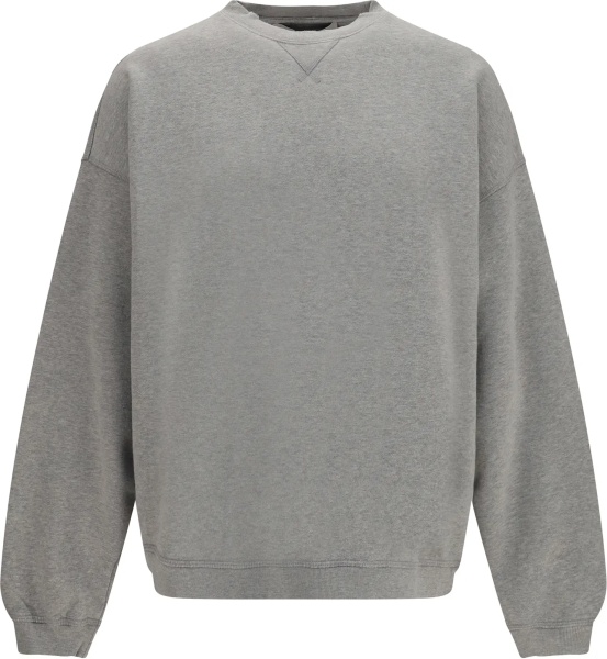 Pulover Oversized Crewneck Sweater with lettering on the back