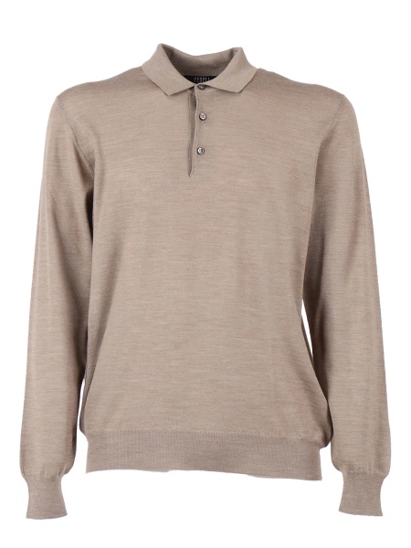 Pulover POLO-SHIRT L/S KNITTED SWEATER MAN