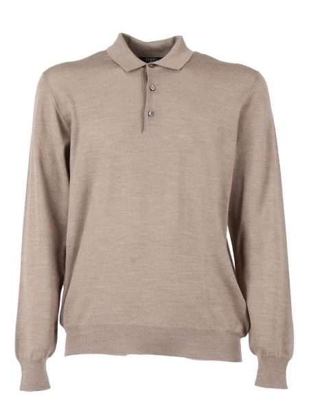 Pulover POLO-SHIRT L/S KNITTED SWEATER MAN