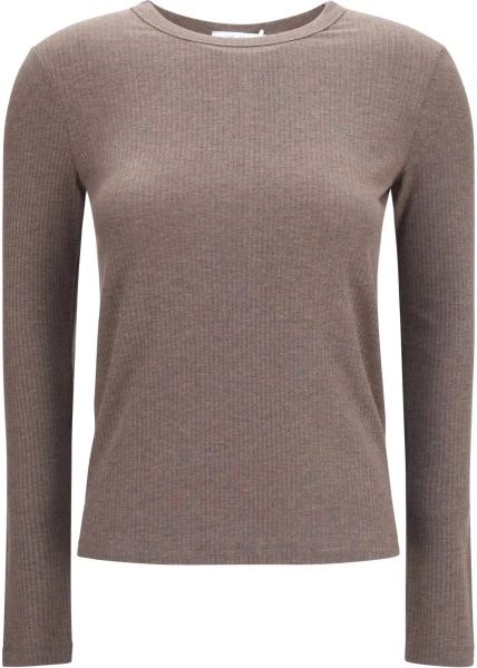 Pulover Ribbed long-sleeve Sweater