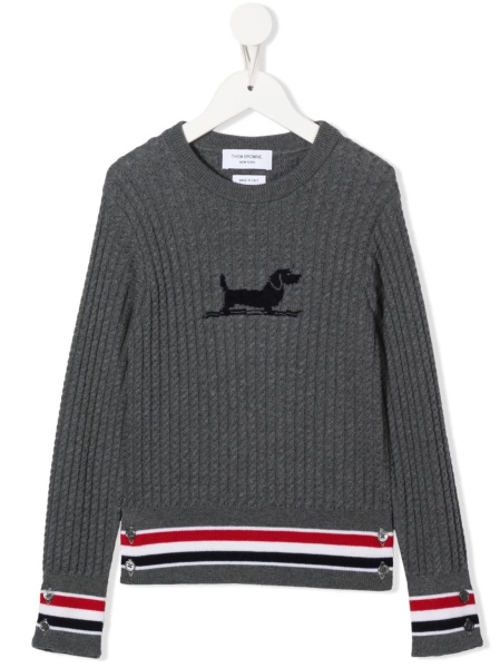 Pulover Thom Browne gri