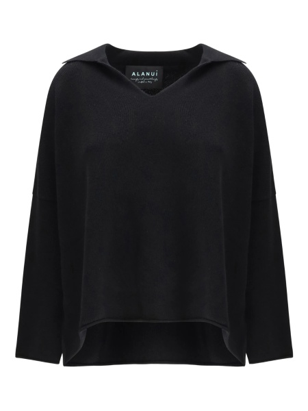 Pulover tricotat ALANUI negru