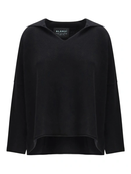 Pulover tricotat ALANUI negru