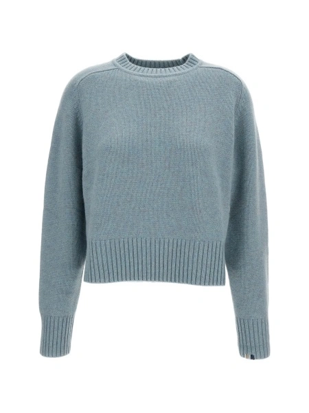 Pulover tricotat EXTREME CASHMERE albastru