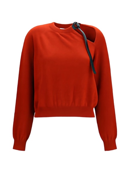 Pulover tricotat Ferragamo portocaliu
